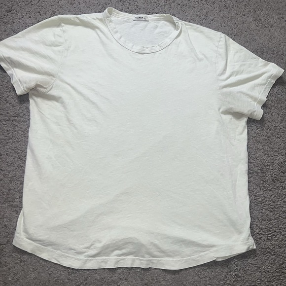 Buck Mason Pima Curved Hem Tee in Mens Medium XL - Picture 3 of 7